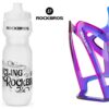 Porta Caramañola + Botella Agua 750ml Rockbros Boca Silicona