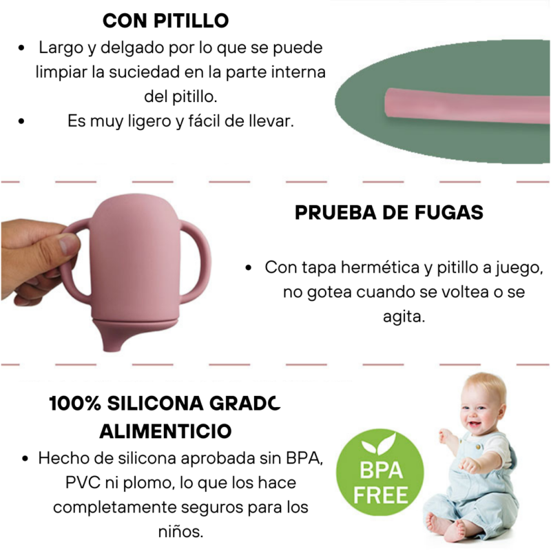 Vaso Pitillo En Silicona Antiderrame - Image 4