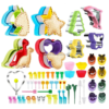 Set Cortadores, Selladores y Moldes para Sándwiches y Frutas - 61 Piezas