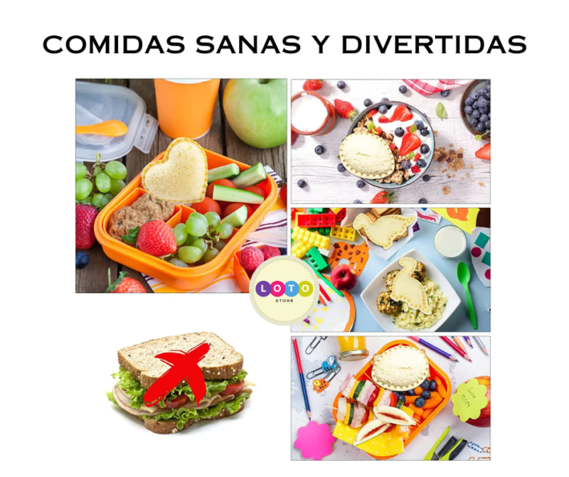 Set Cortadores, Selladores y Moldes para Sándwiches y Frutas - 61 Piezas - Image 2