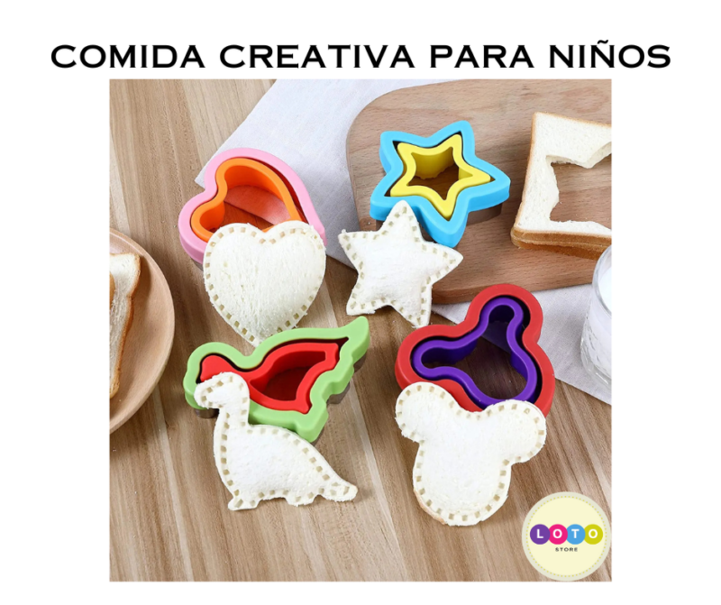 Set Cortadores, Selladores y Moldes para Sándwiches y Frutas - 61 Piezas - Image 3