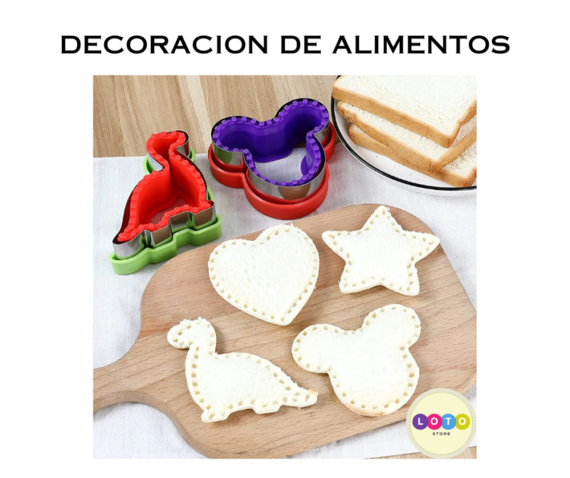 Set Cortadores, Selladores y Moldes para Sándwiches y Frutas - 61 Piezas - Image 4