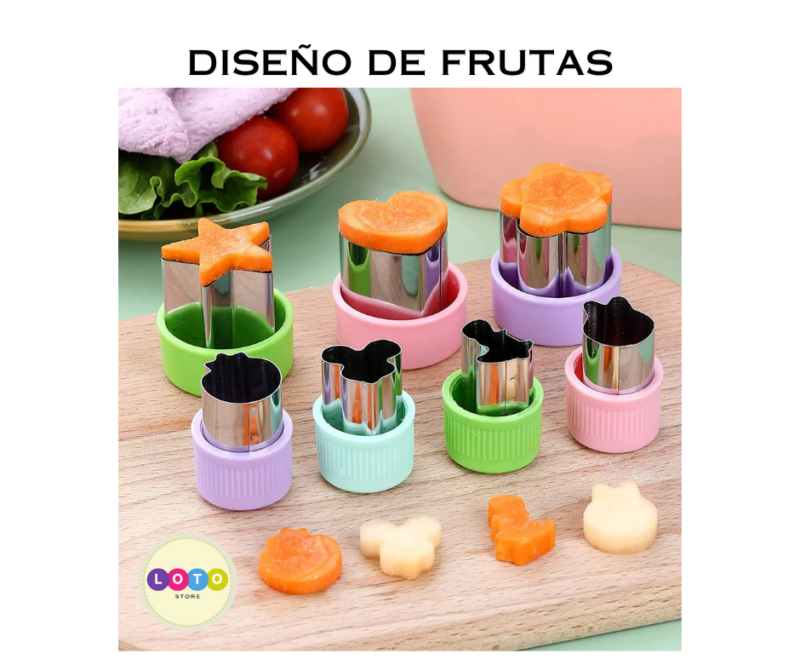 Set Cortadores, Selladores y Moldes para Sándwiches y Frutas - 61 Piezas - Image 5