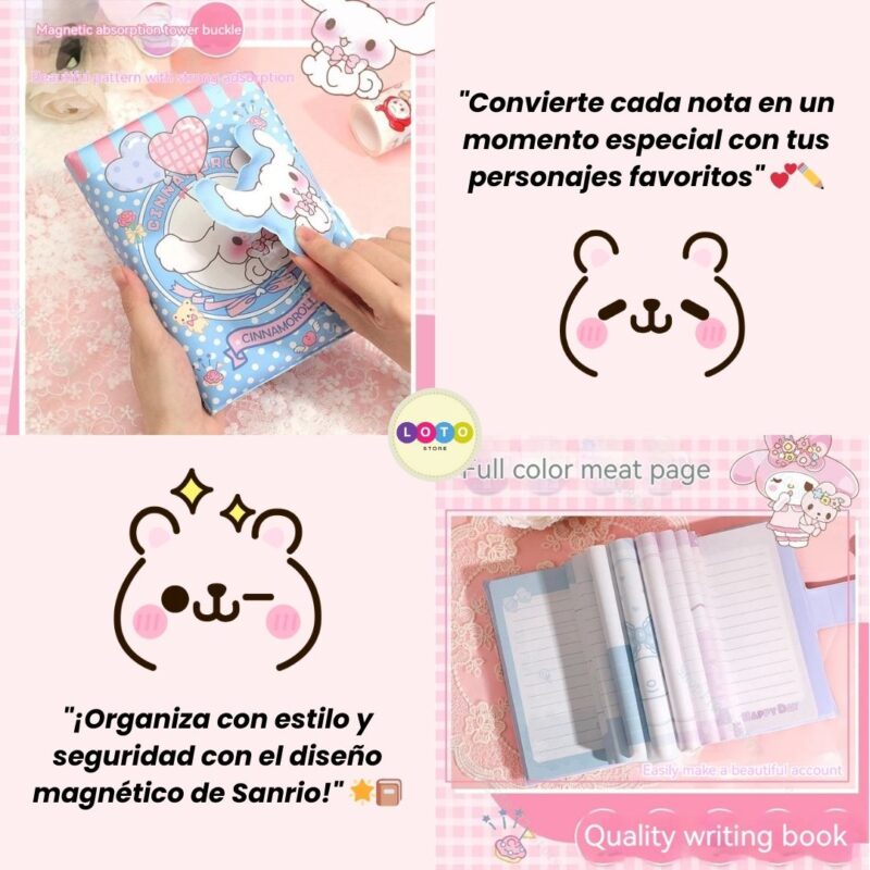 Agenda, Diario Sanrio - My Melody, Pochacco y Cinnamoroll - Image 5