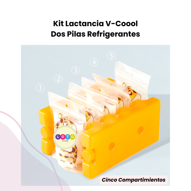 Kit Lactancia Materna Lonchera, Bolsas, Pila Termica V-Coool - Image 5