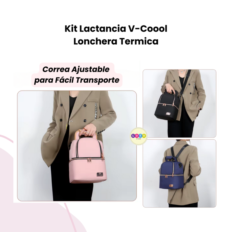 Kit Lactancia Materna Bolsas - Lonchera Termica V-Coool - Image 4