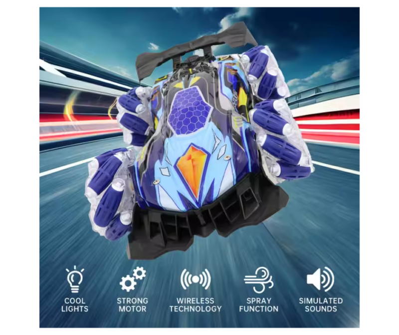 Carro Control Remoto Super Drift 360° Con Vapor, Humo, Luces - Image 2