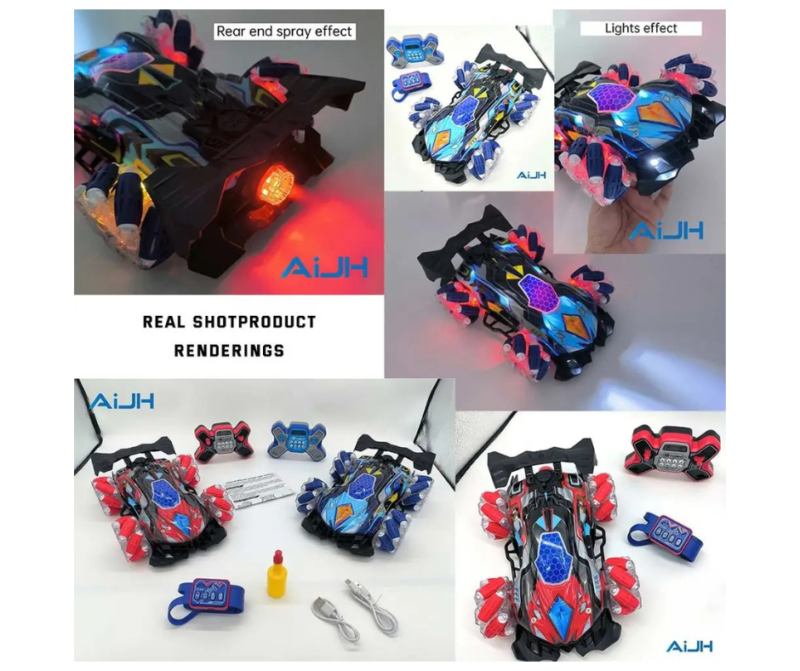 Carro Control Remoto Super Drift 360° Con Vapor, Humo, Luces - Image 3