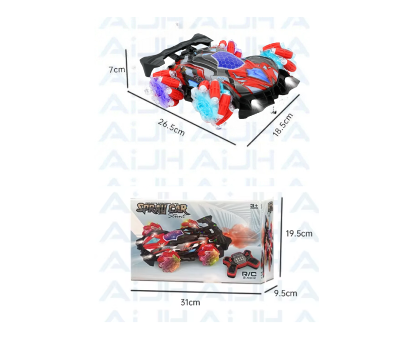 Carro Control Remoto Super Drift 360° Con Vapor, Humo, Luces - Image 4