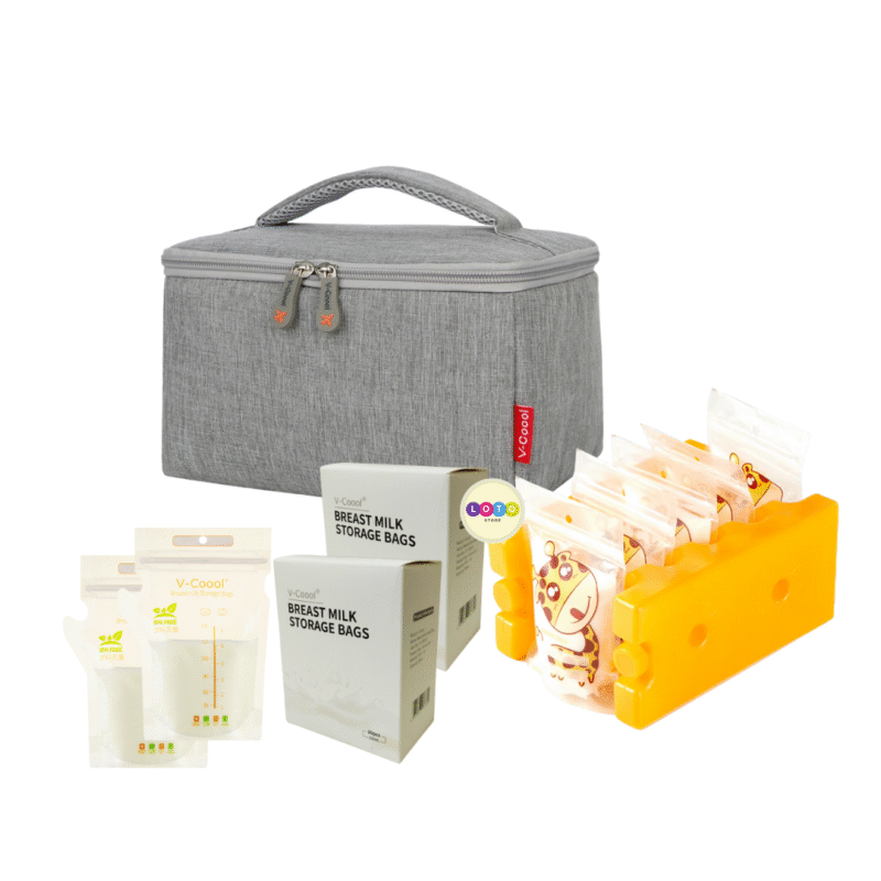 Kit Lactancia Materna Lonchera, Bolsas, Pila Termica V-Coool