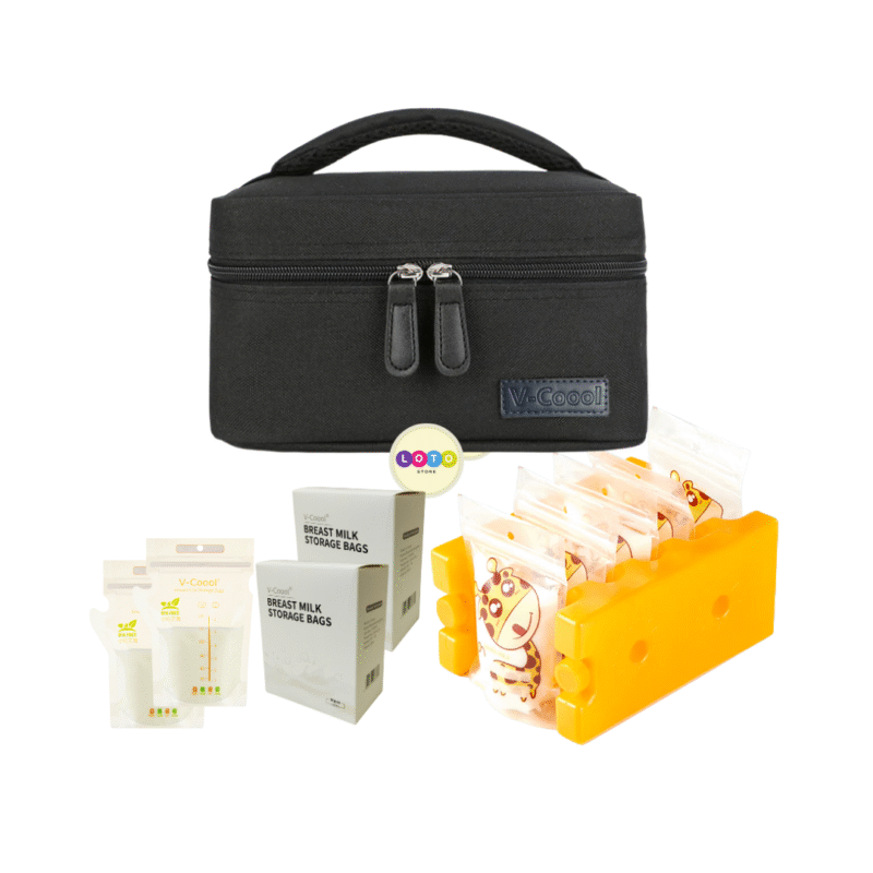 Set Lactancia Materna Lonchera, Bolsas, Pila Termica V-coool