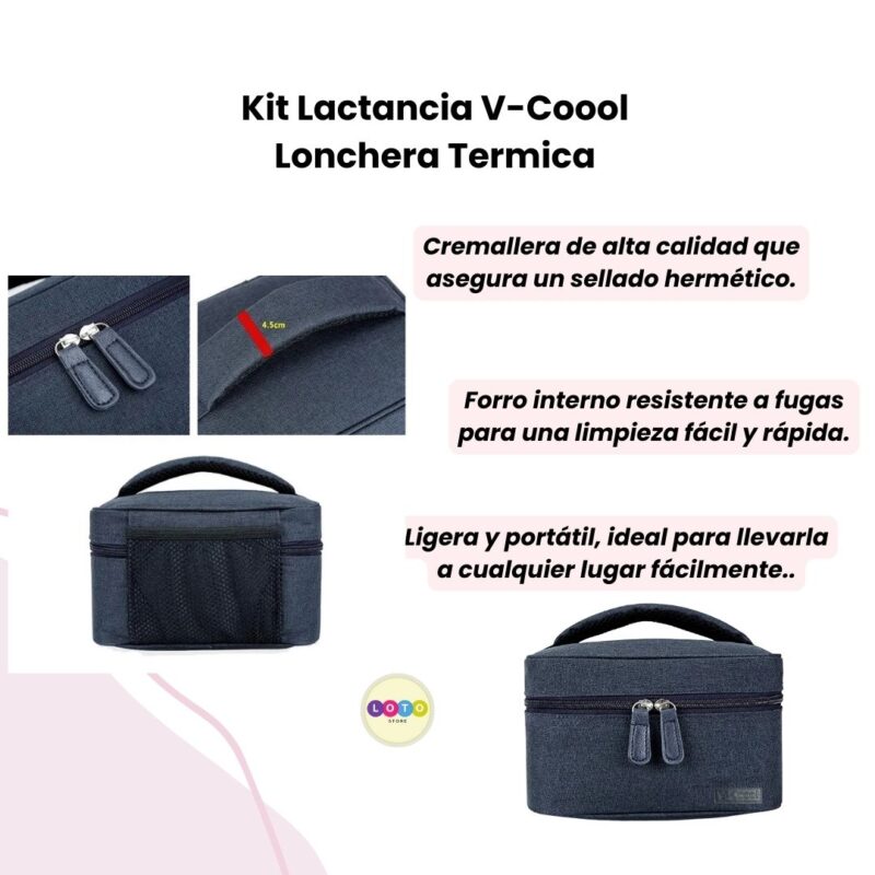 Set Lactancia Materna Lonchera, Bolsas, Pila Termica V-coool - Image 3