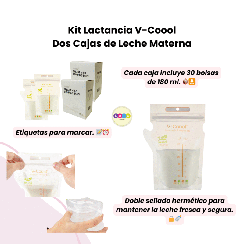 Kit Lactancia Materna Lonchera, Bolsas, Pila Termica V-Coool - Image 4