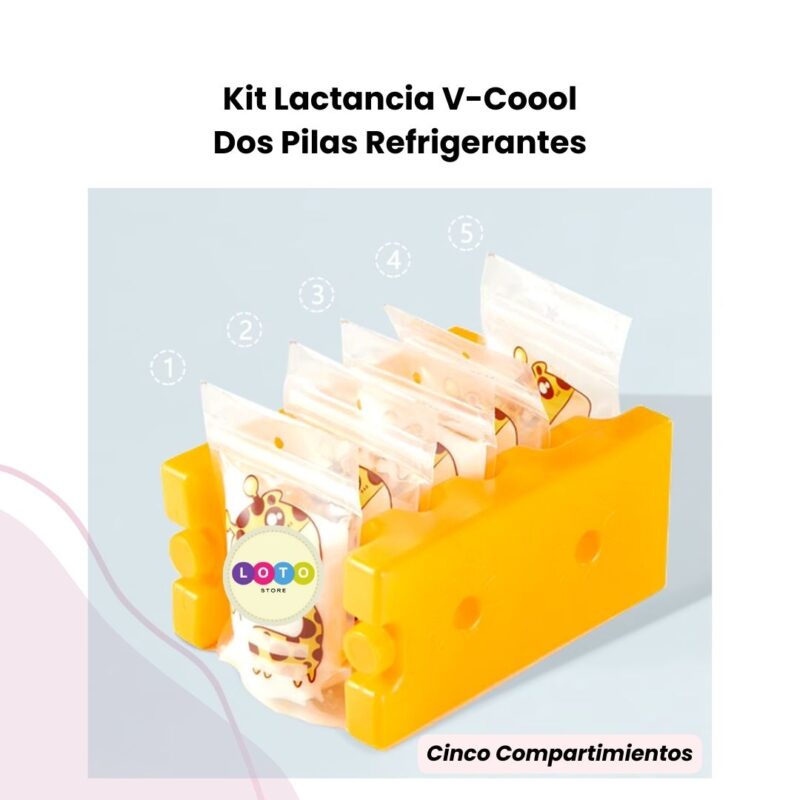 Set Lactancia Materna Lonchera, Bolsas, Pila Termica V-coool - Image 5