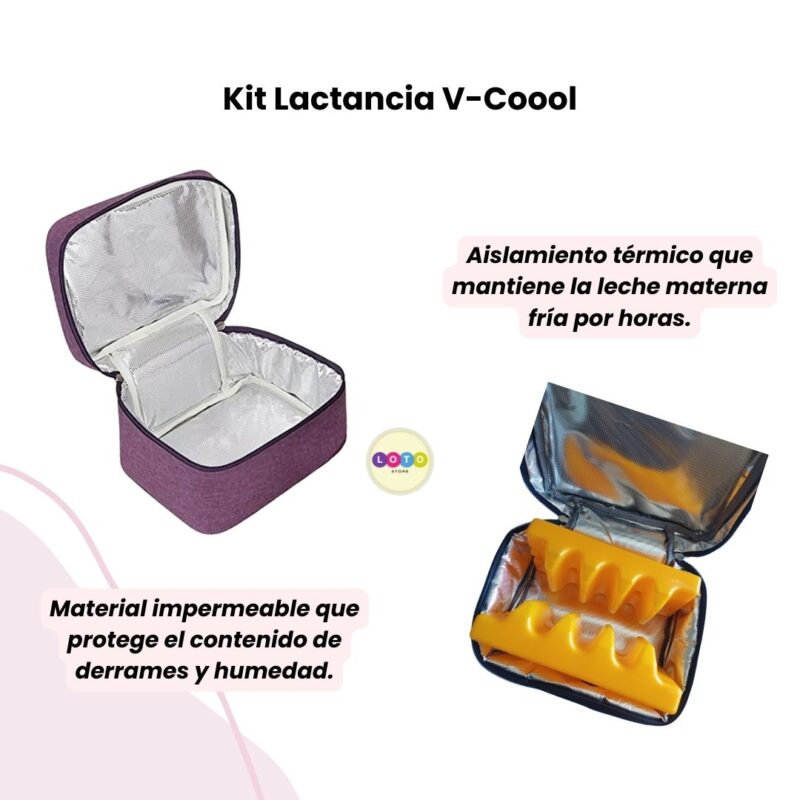 Set Lactancia Materna Lonchera, Bolsas, Pila Termica V-coool - Image 6