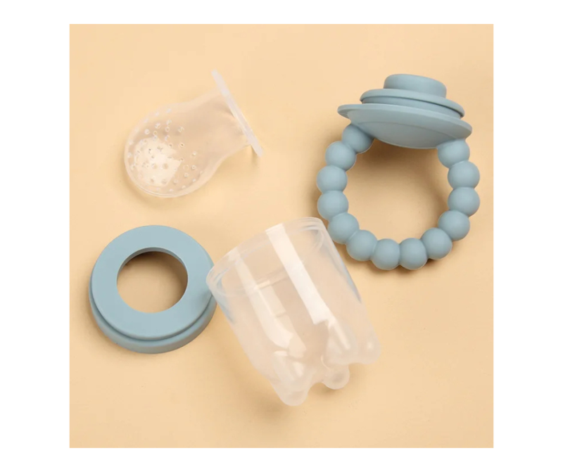 Set Cubiertos Silicona + Chupo Alimentador Bebé Bpa-free - Image 4