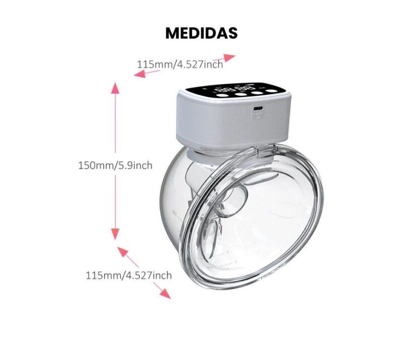 Extractor Leche Materna Manos Libres Portátil Recargable - Image 6