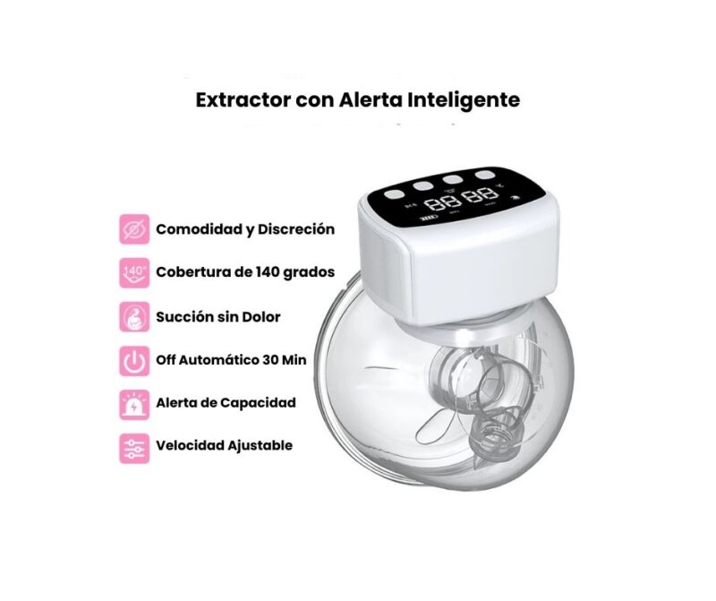 Extractor Leche Materna Manos Libres Portátil Recargable - Image 3