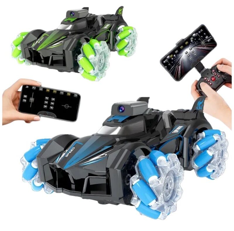 Carro A Control Remoto Drift 360° Con Cámara HD Y Humo